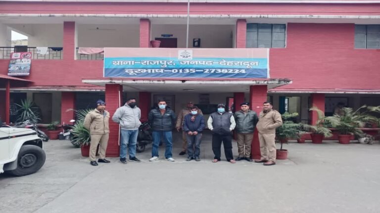 देहरादून: 20 करोड़ की संपत्ति कब्जाने में चार गिरफ्तार