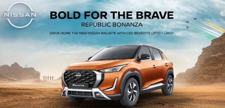 निसान मैग्नाइट पर सेना, अर्धसैनिक बलों और पुलिस के लिए छूट; कंपनी ने पेश किया बोल्ड फॉर द ब्रेव रिपब्लिक बोनांजा
